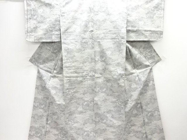 Japanese Kimono / Tsumugi Omeshi Silk